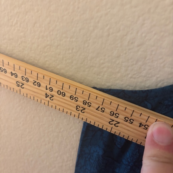 NWT Torrid 4X Blue Floral Tea-Length Trapeze Dress - Picture 8 of 8